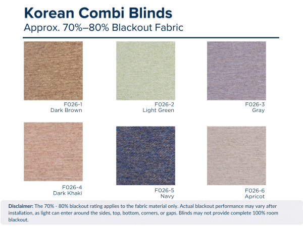 General - Korean Combi Blinds 01 General - Korean Combi Blinds 01
