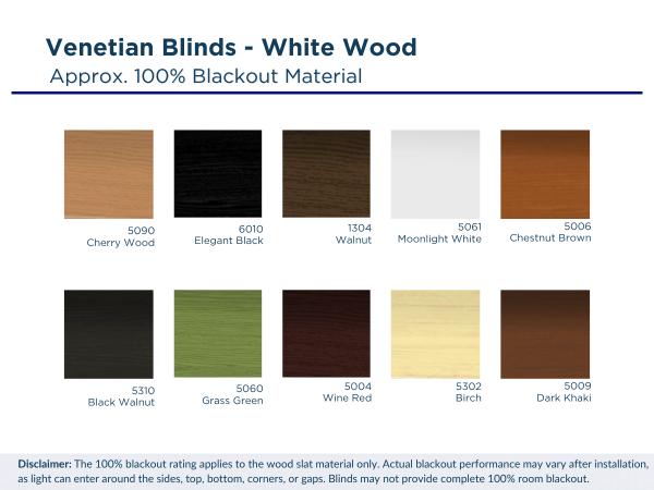 General - Venetian Blinds Wood - 1 General - Venetian Blinds Wood - 1