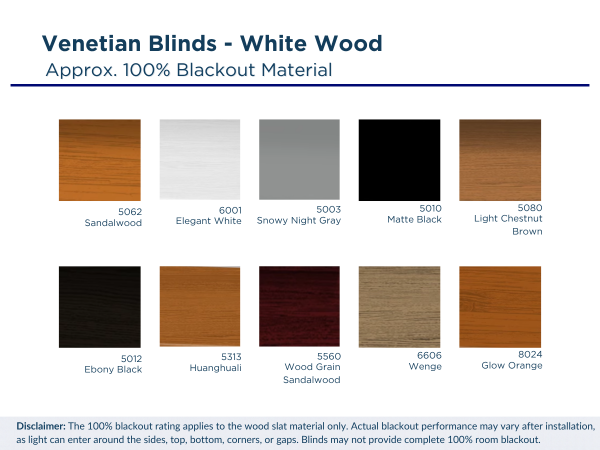 General - Venetian Blinds Wood - 2 General - Venetian Blinds Wood - 2